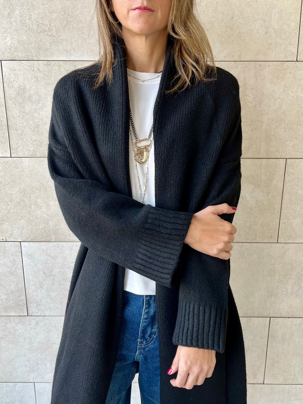 Black Chilly Cardigan