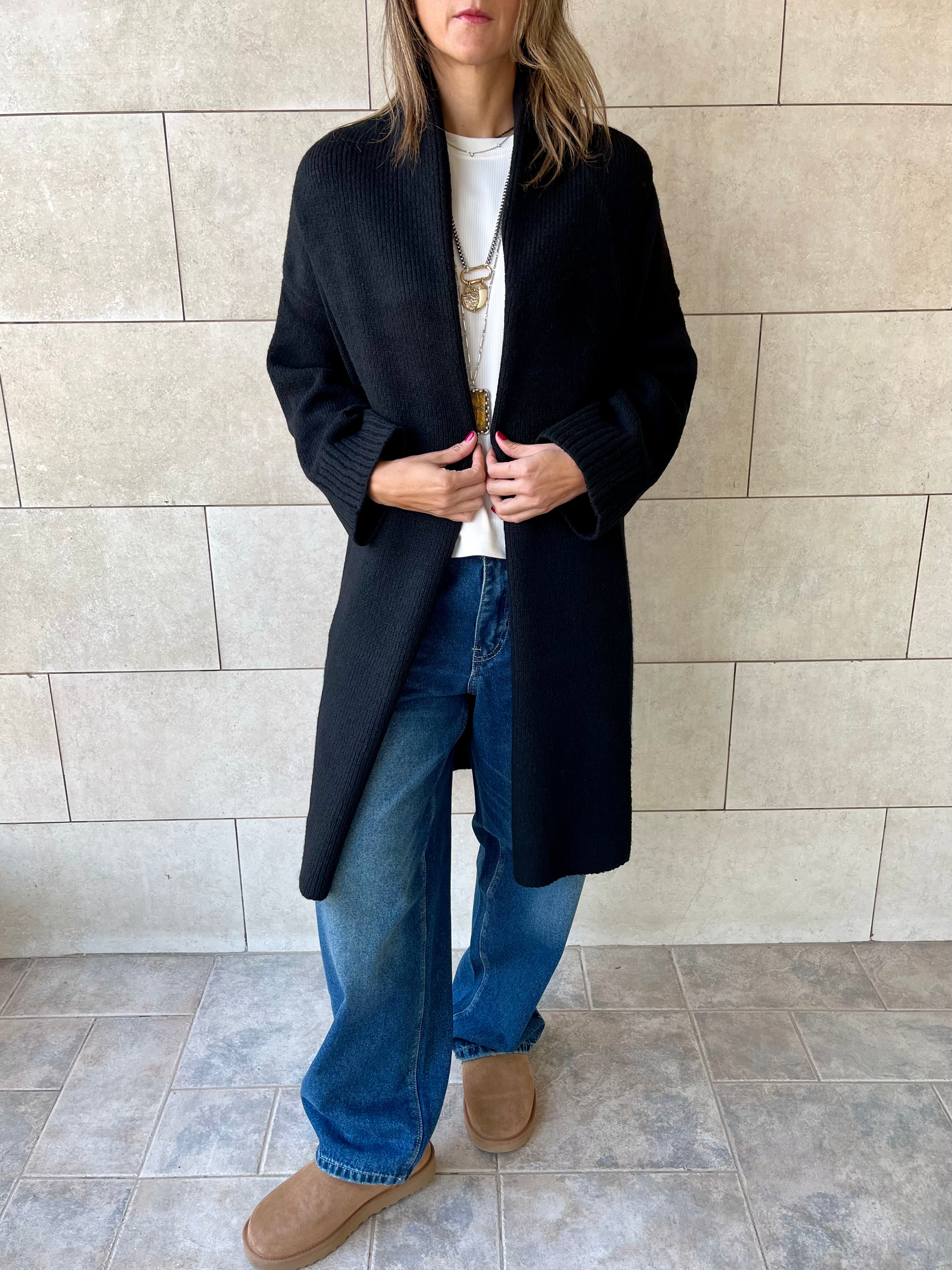 Black Chilly Cardigan