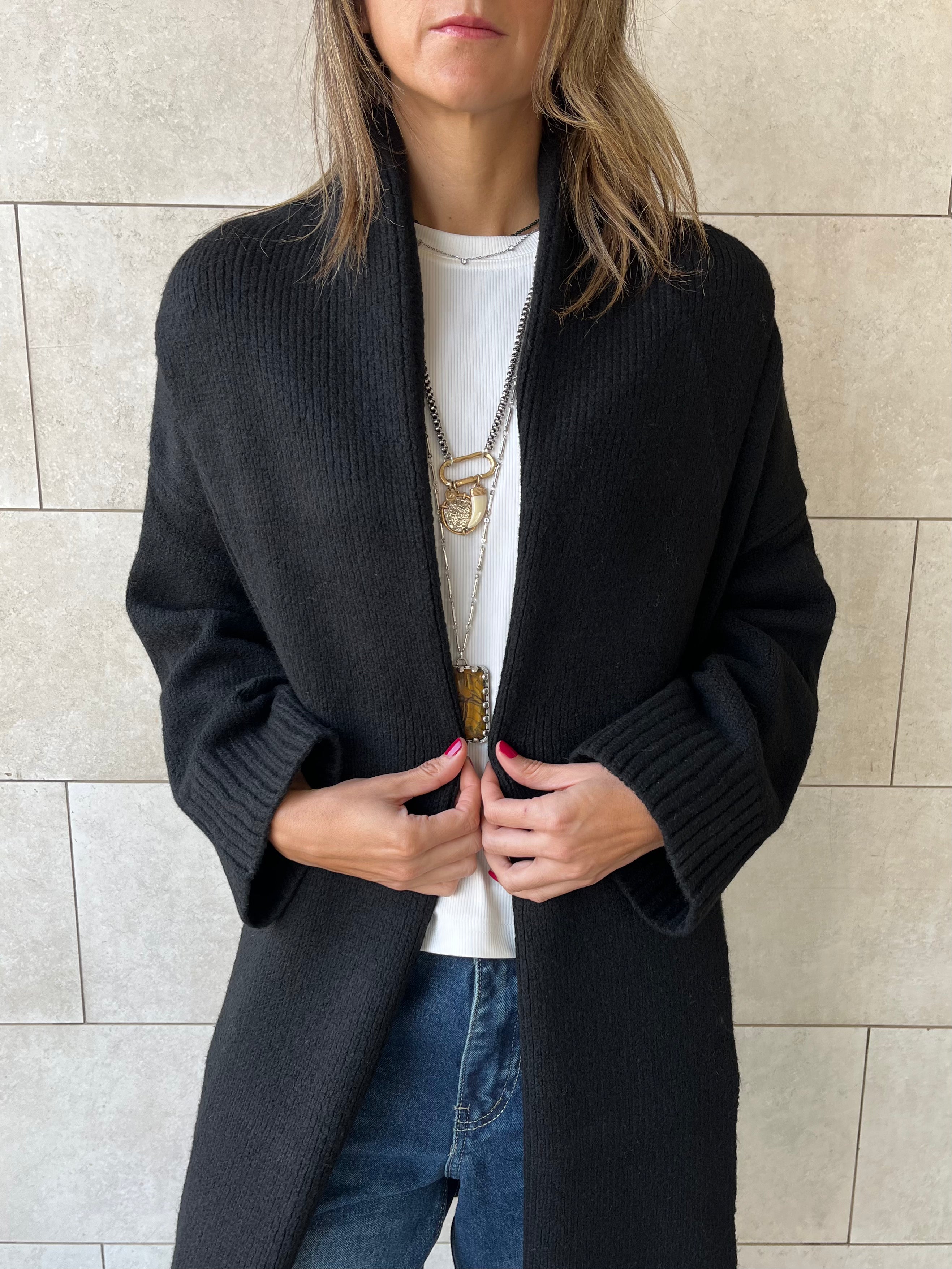 Black Chilly Cardigan