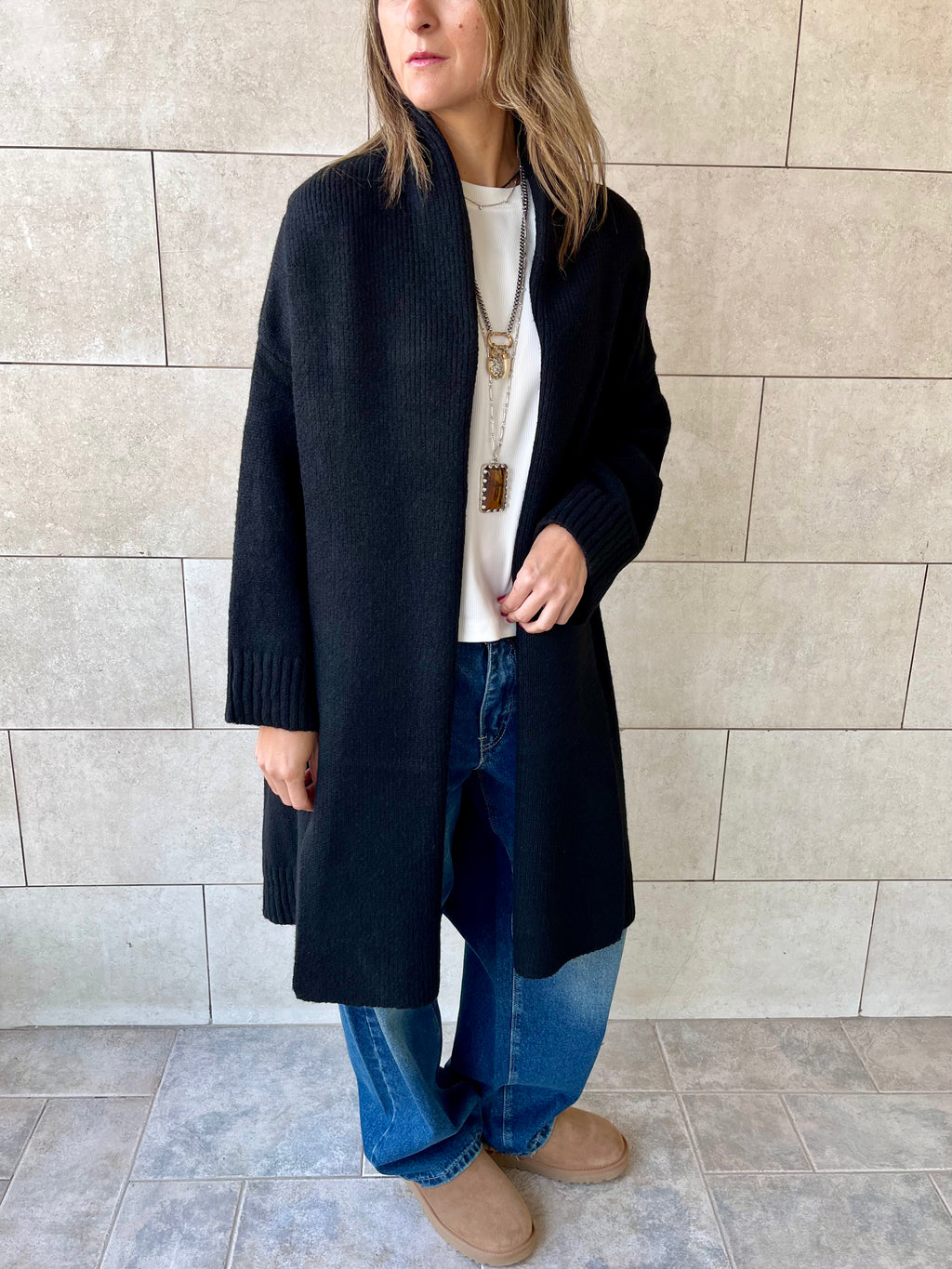 Black Chilly Cardigan