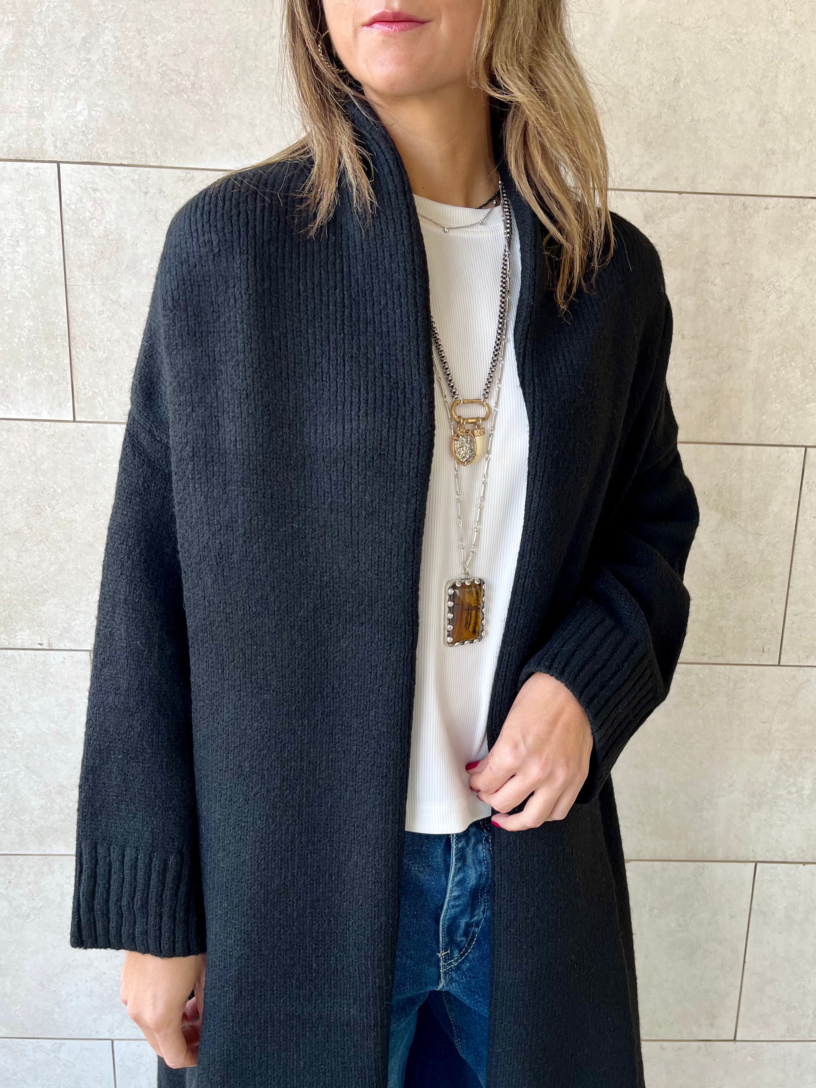 Black Chilly Cardigan