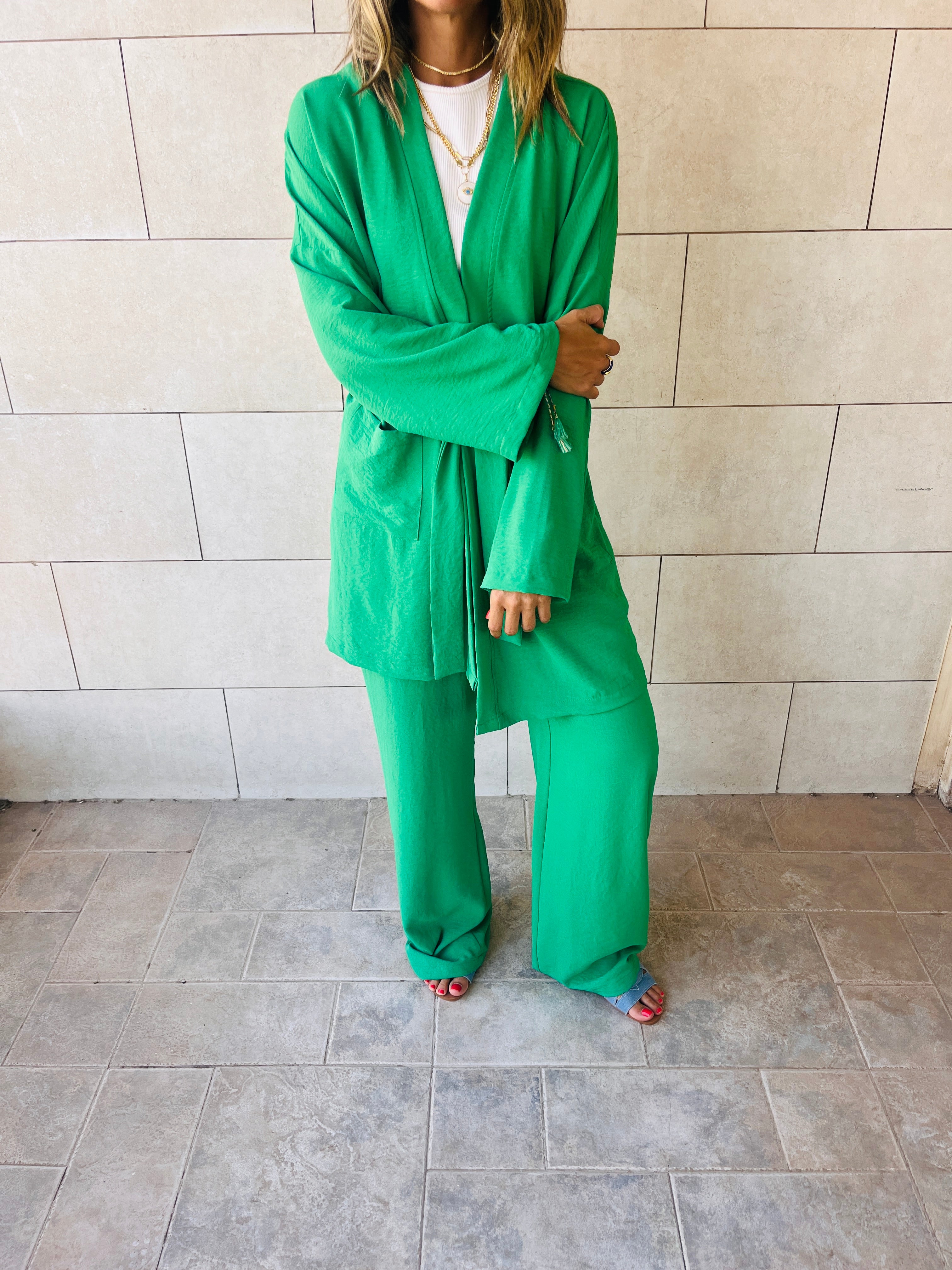 Green All Around Town Crepe Set