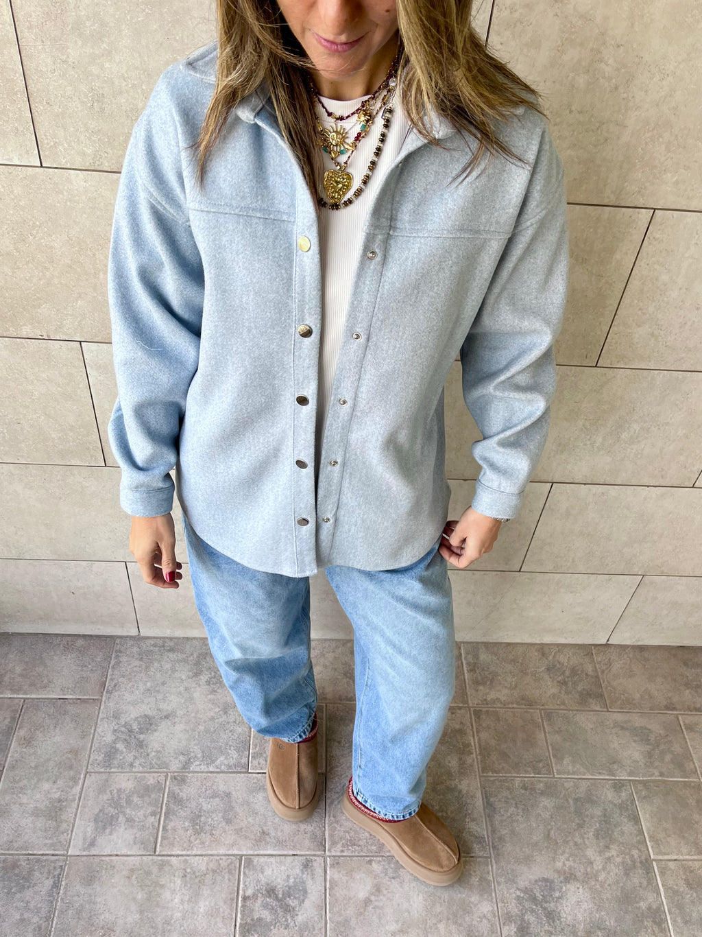 Baby Blue All-Day Overshirt