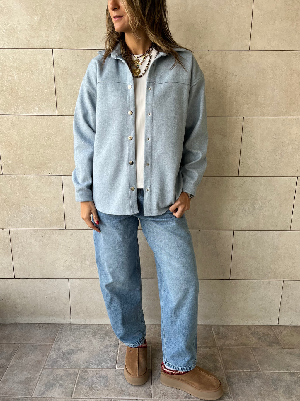Baby Blue All-Day Overshirt