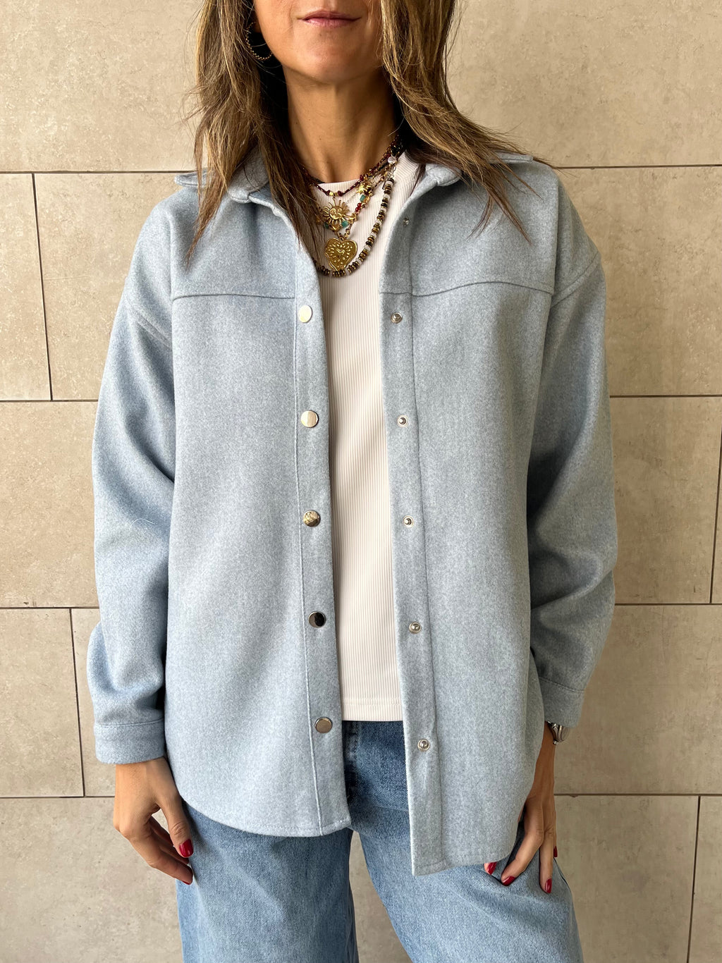 Baby Blue All-Day Overshirt