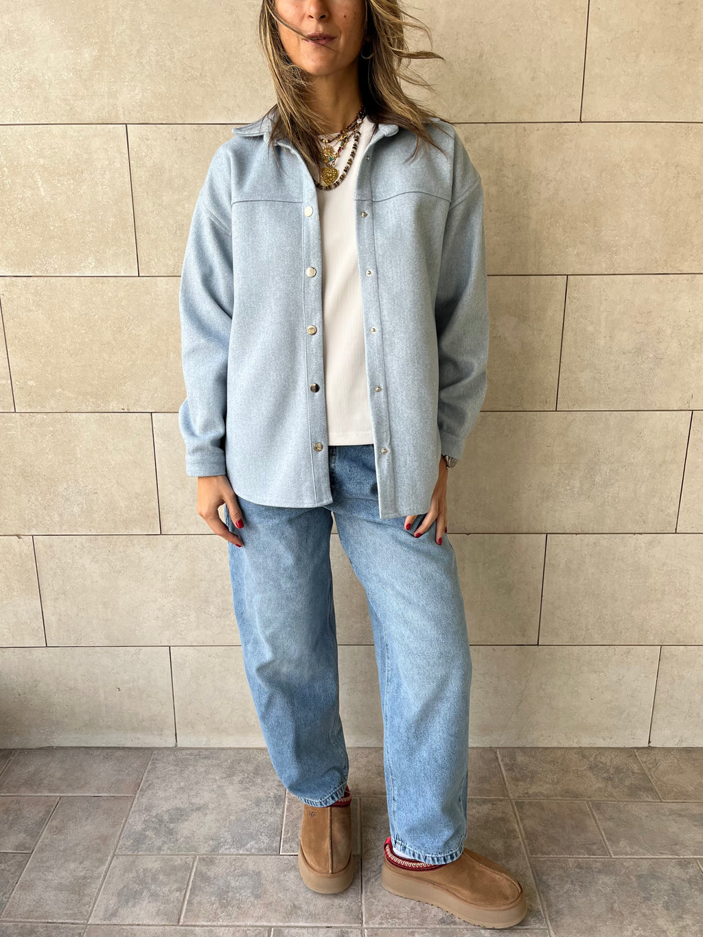 Baby Blue All-Day Overshirt