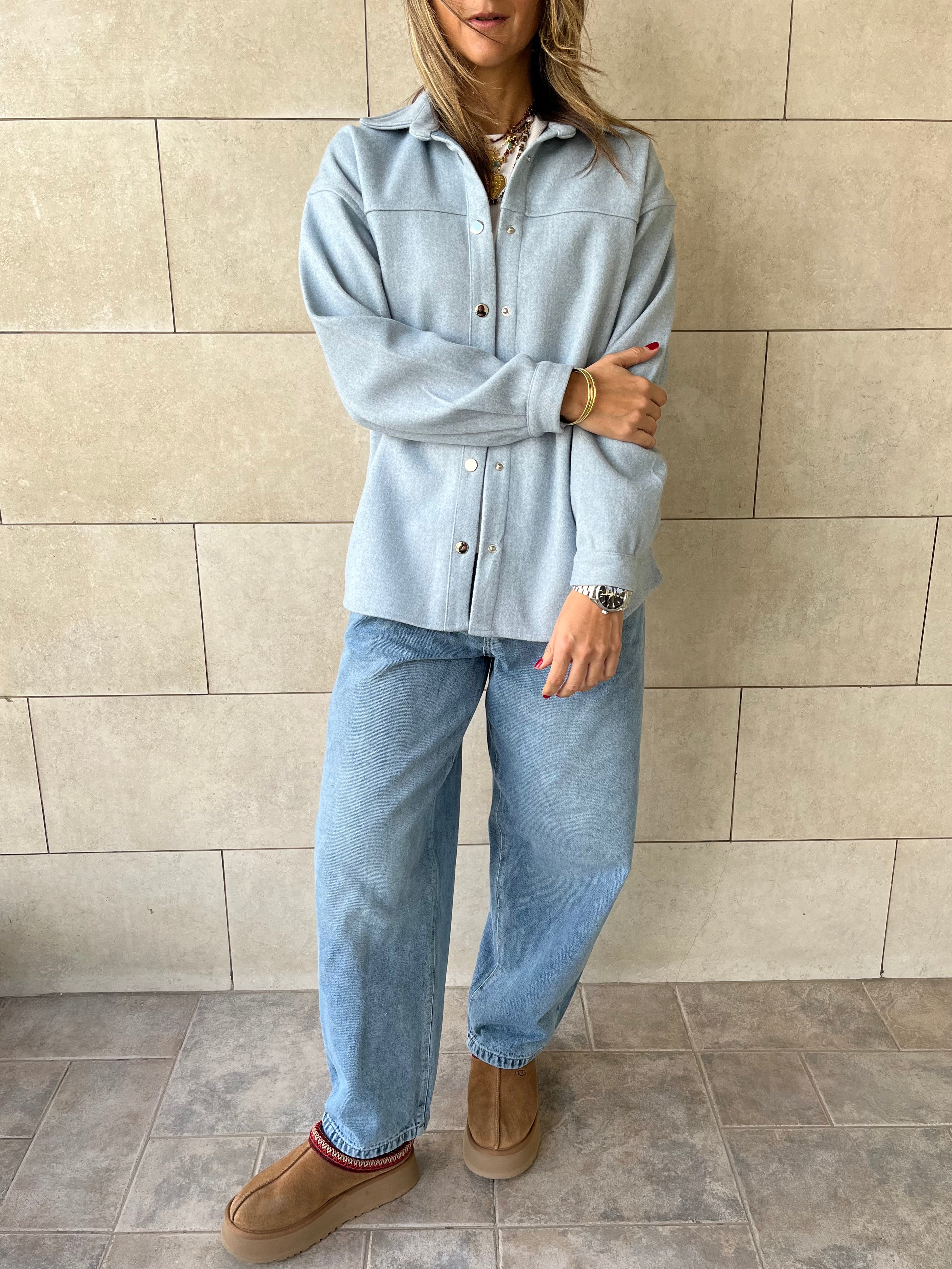 Baby Blue All-Day Overshirt