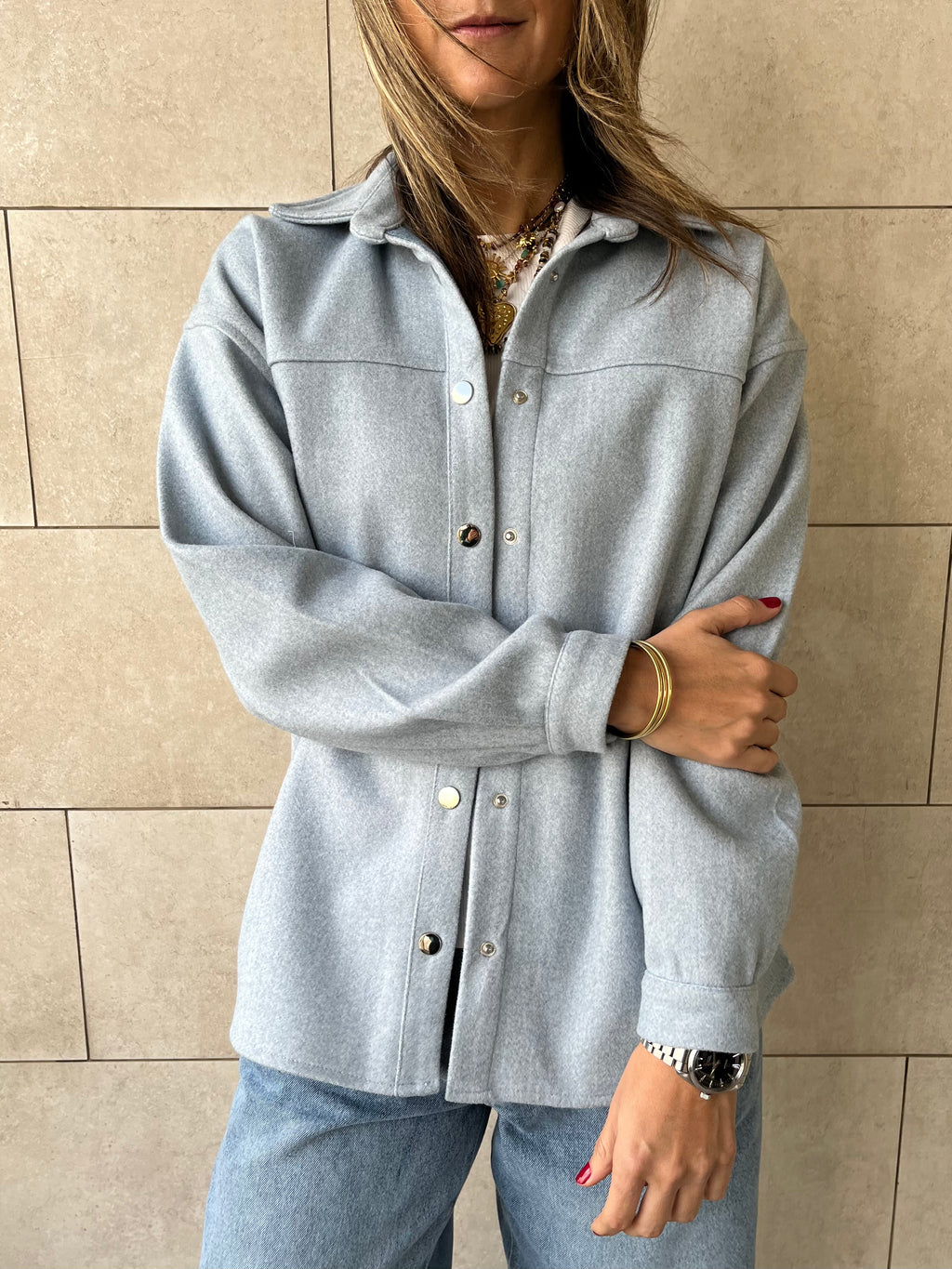 Baby Blue All-Day Overshirt