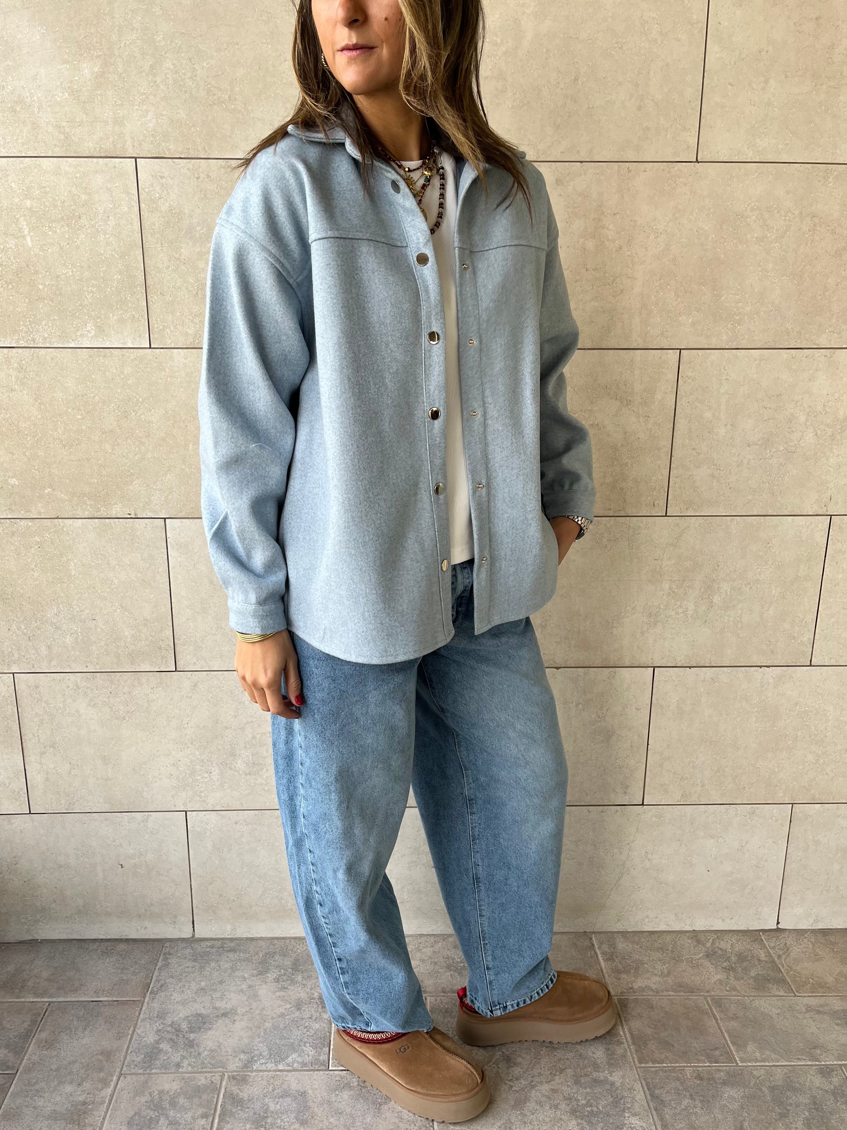 Baby Blue All-Day Overshirt