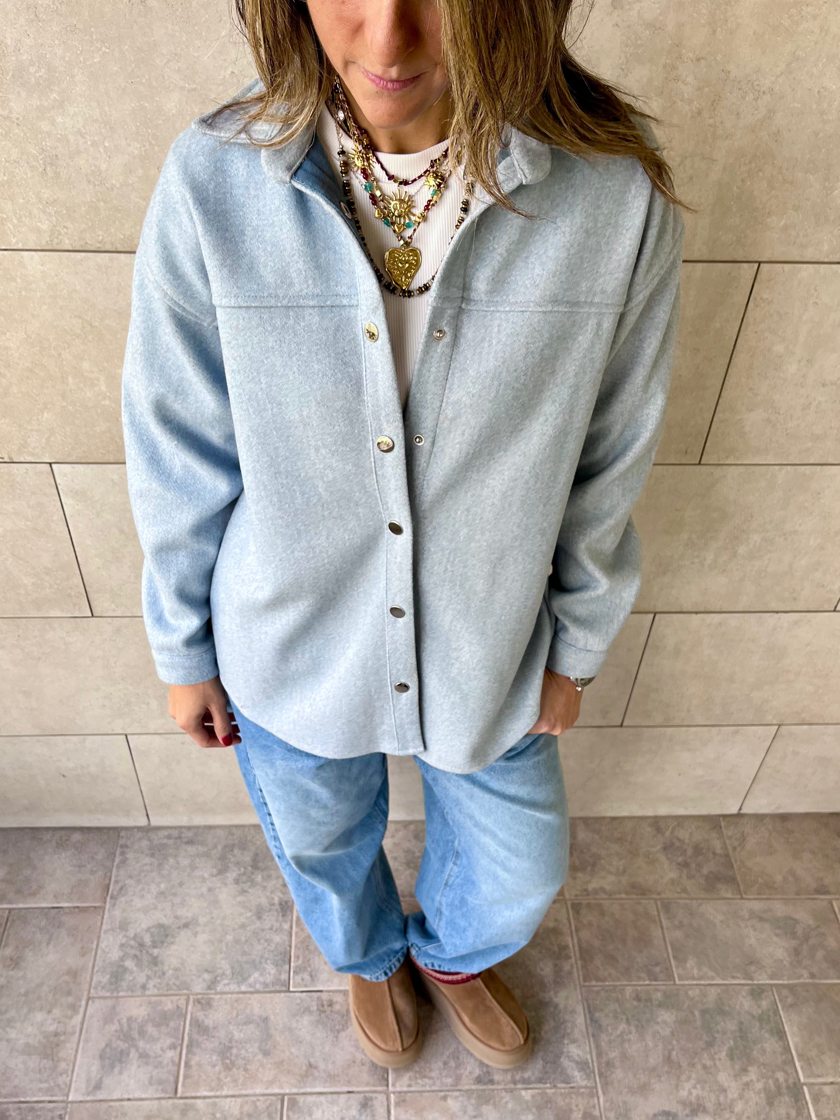 Baby Blue All-Day Overshirt