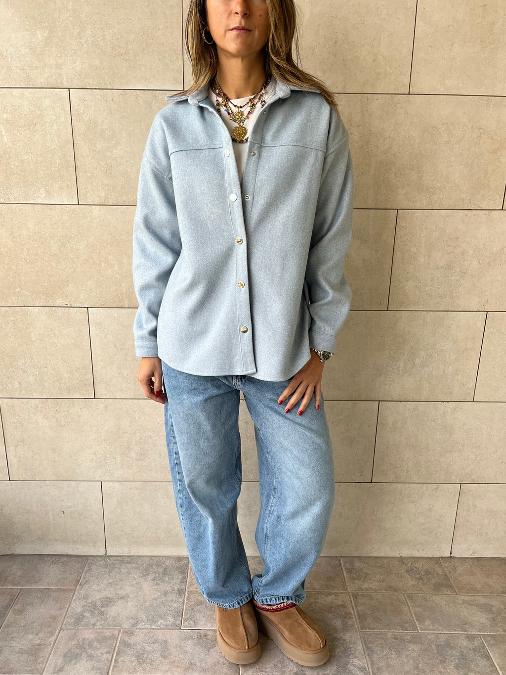 Baby Blue All-Day Overshirt