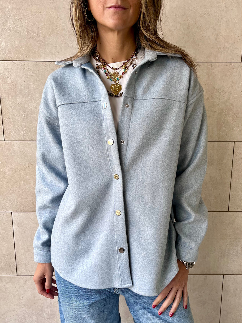 Baby Blue All-Day Overshirt