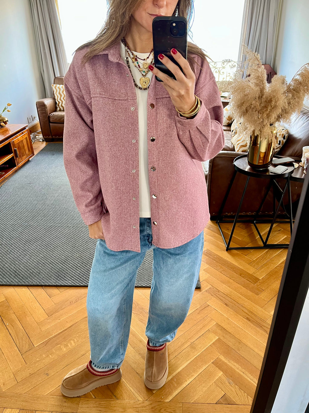 Blush All-Day Overshirt