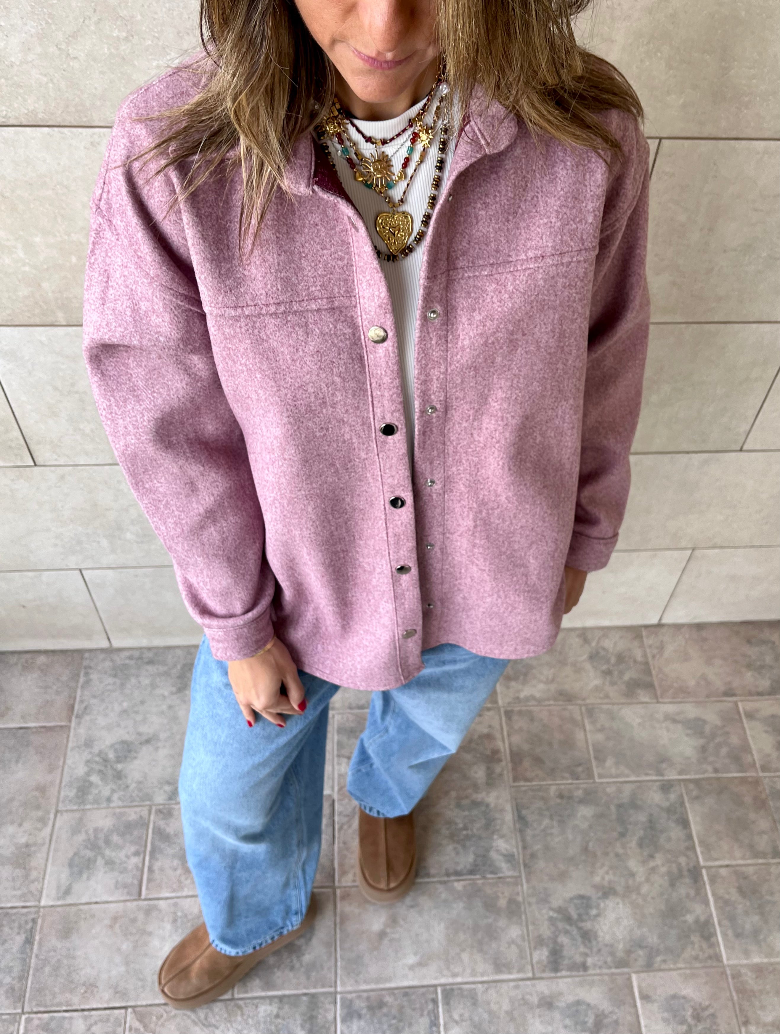 Blush All-Day Overshirt