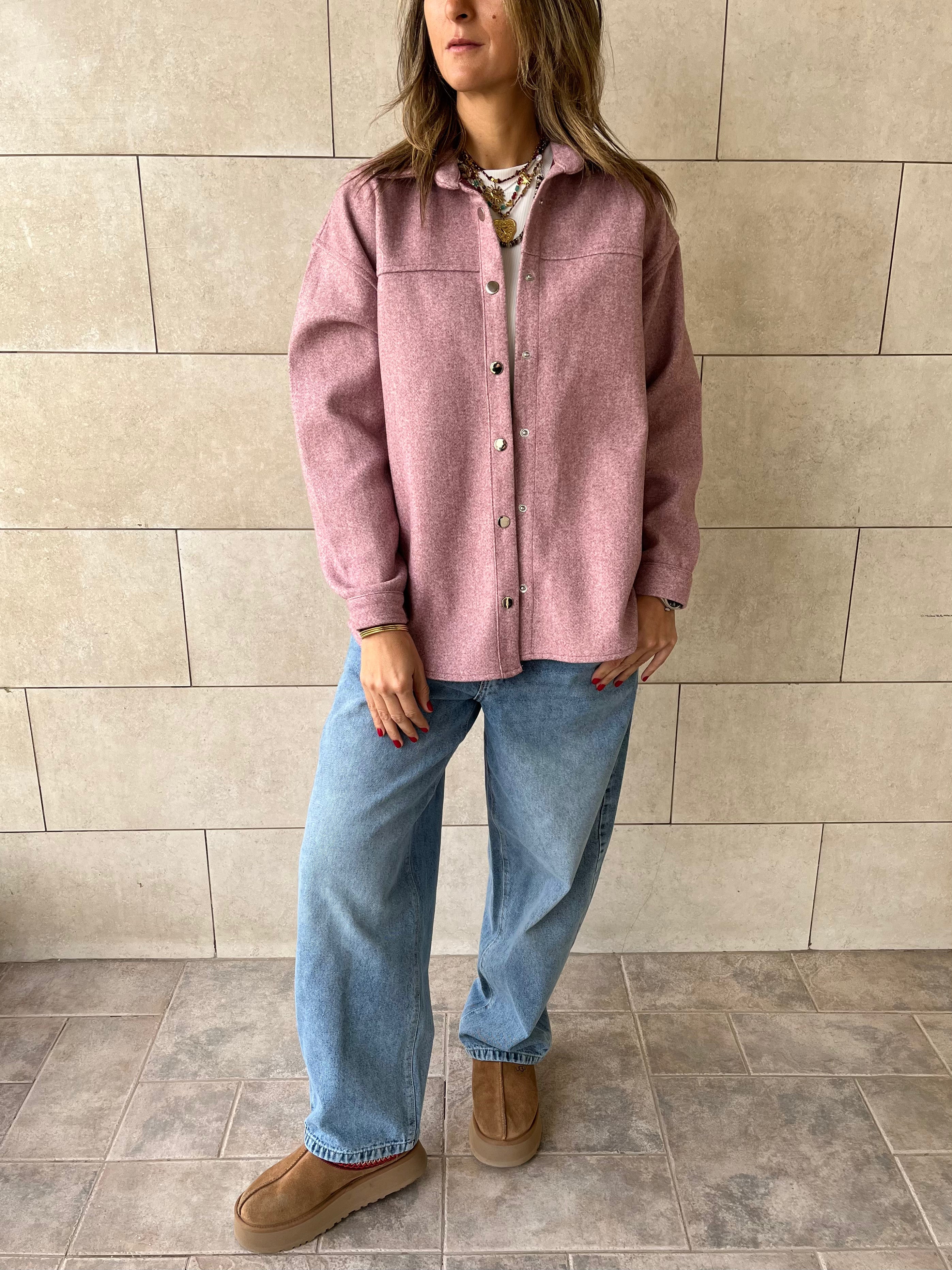 Blush All-Day Overshirt