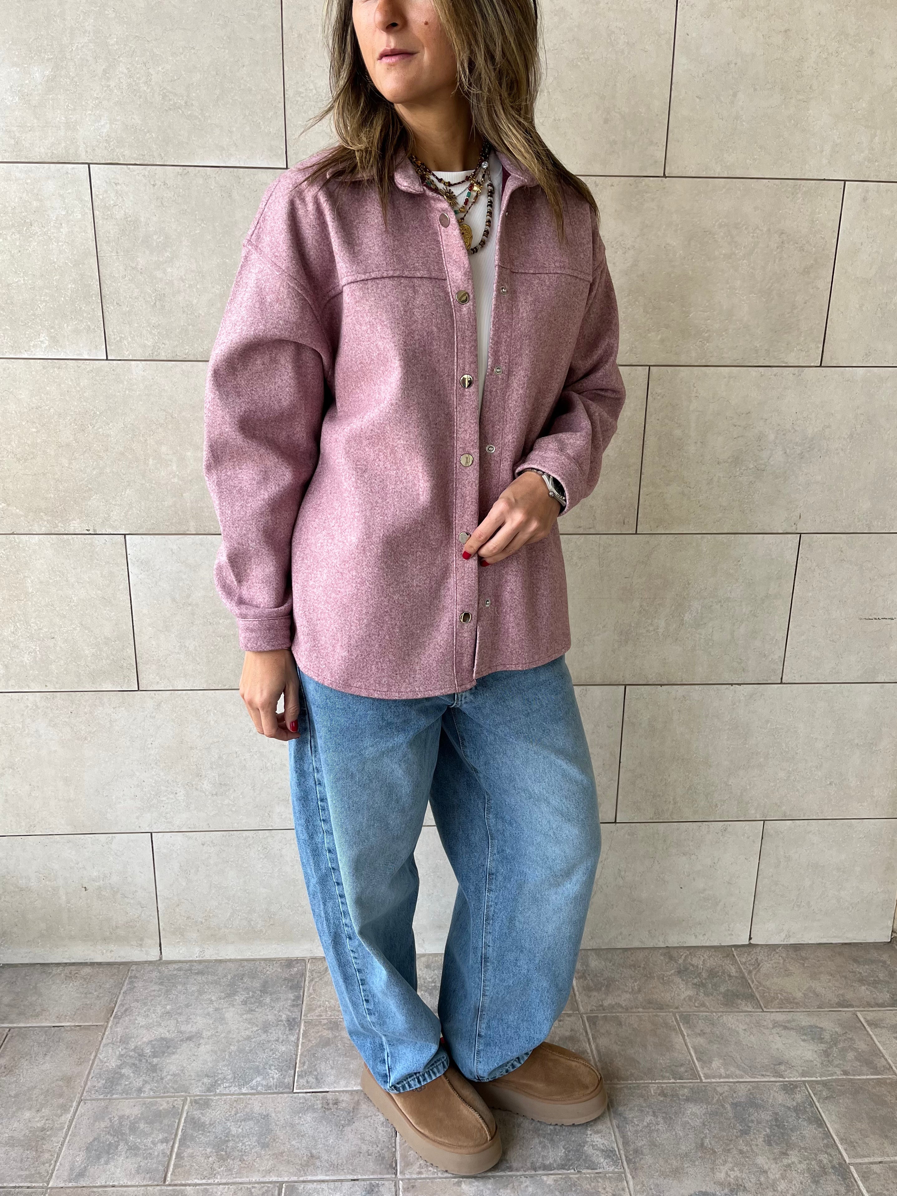 Blush All-Day Overshirt