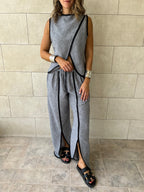 Grey Slate Curve Top