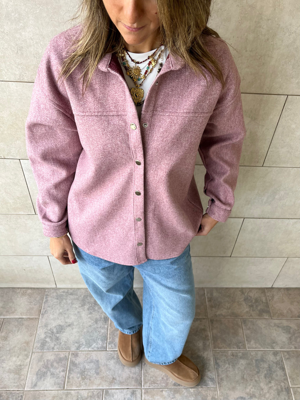 Blush All-Day Overshirt