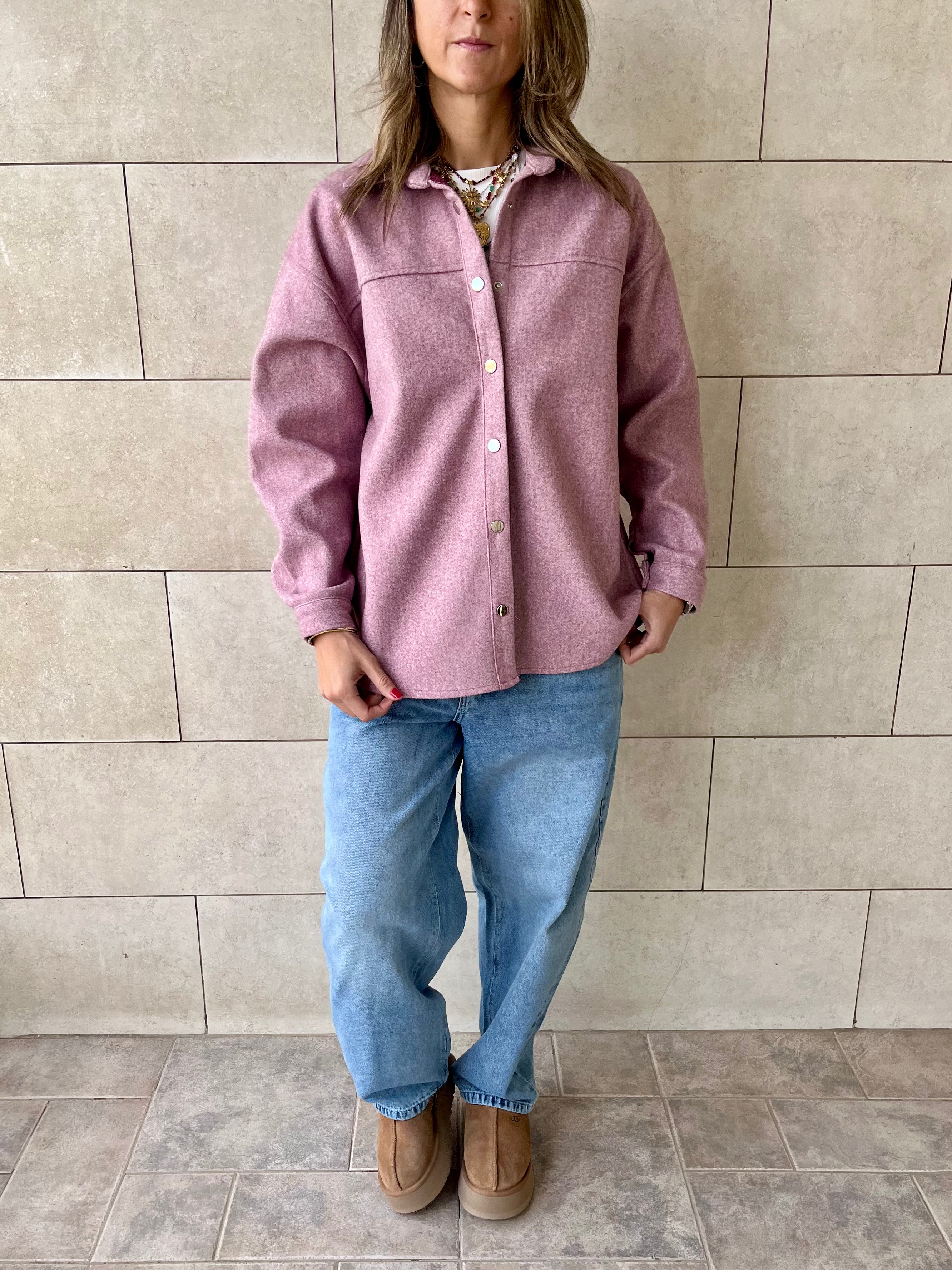 Blush All-Day Overshirt