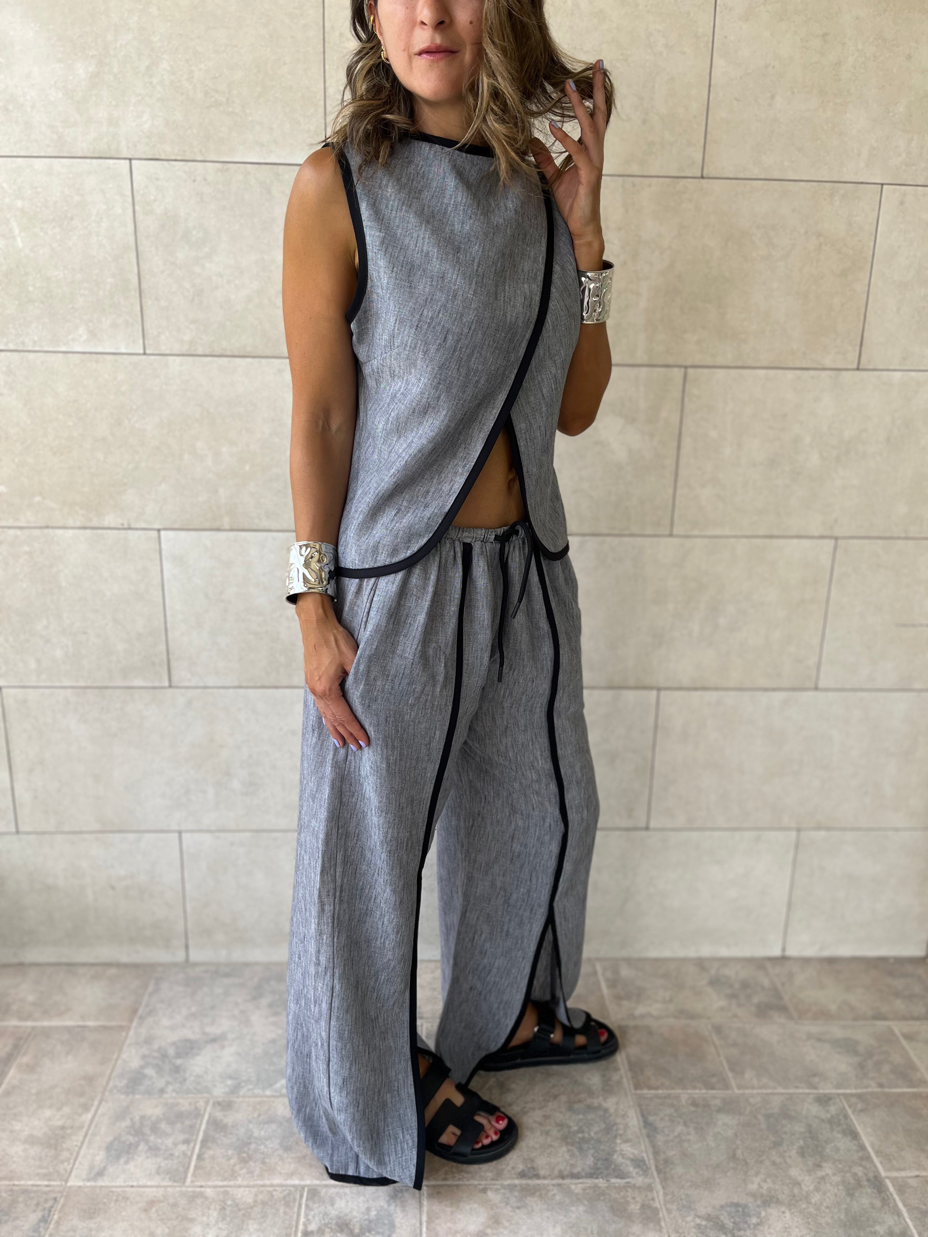 Grey Slate Curve Top