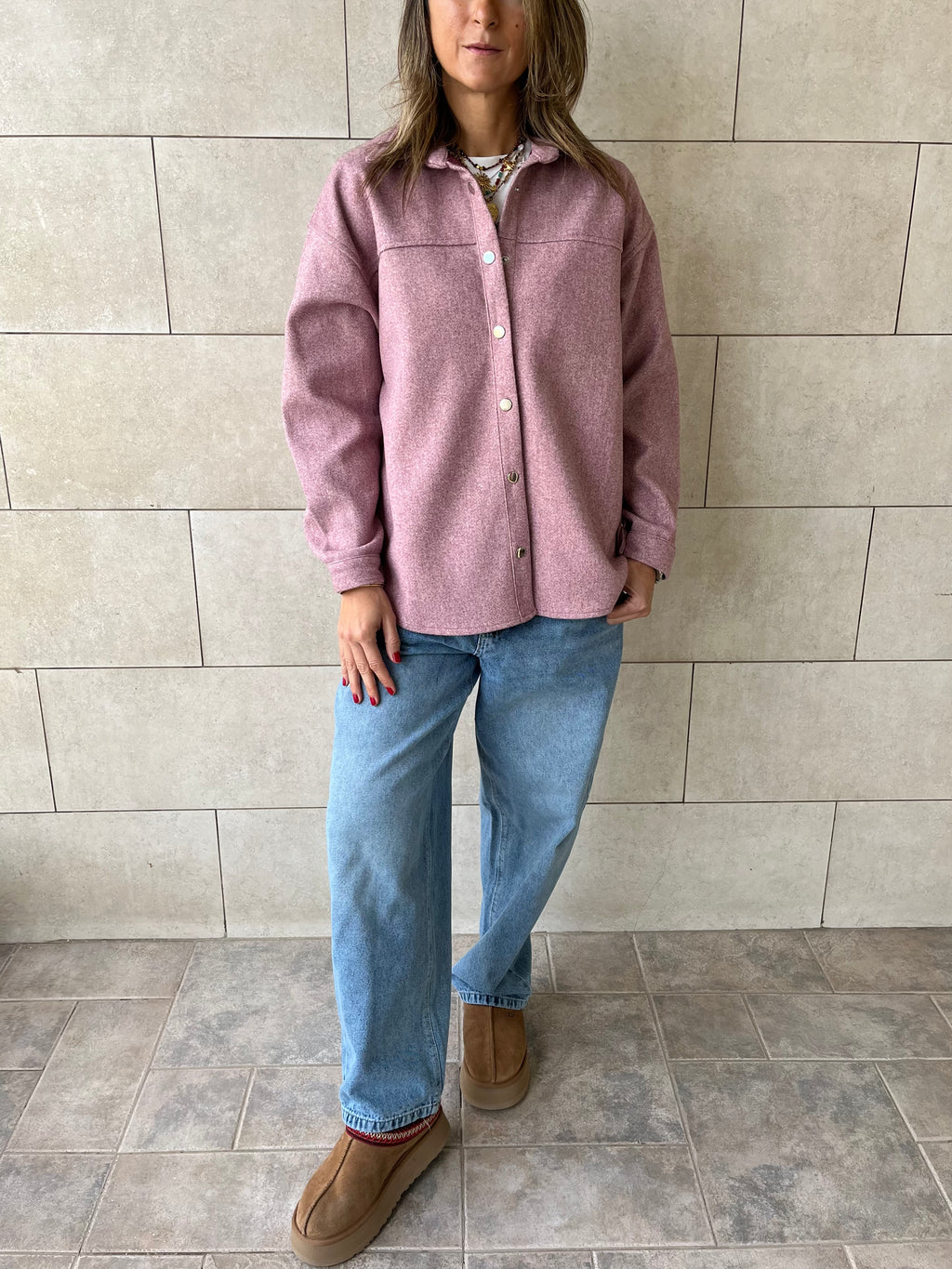 Blush All-Day Overshirt