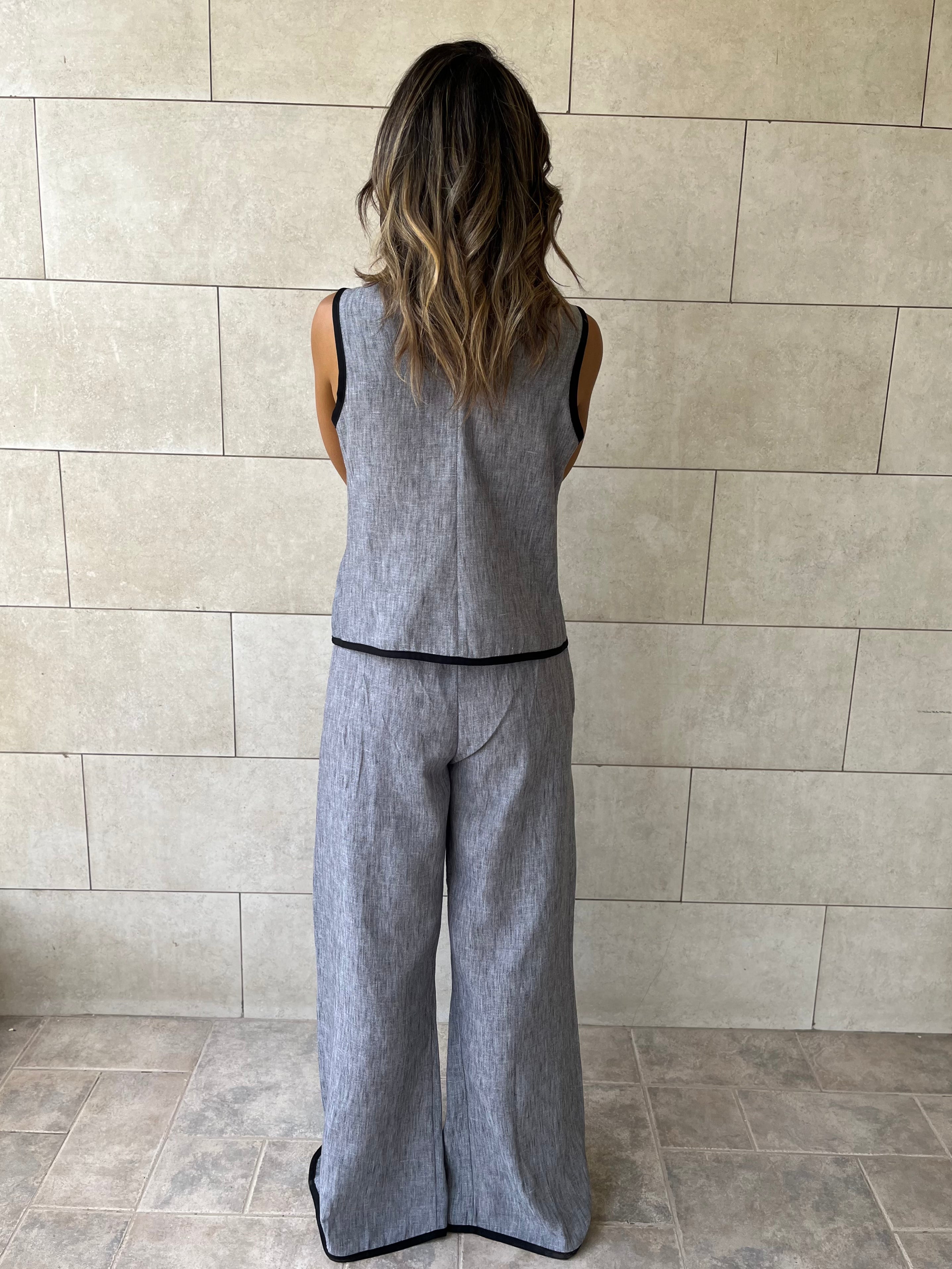 Grey Slate Curve Top