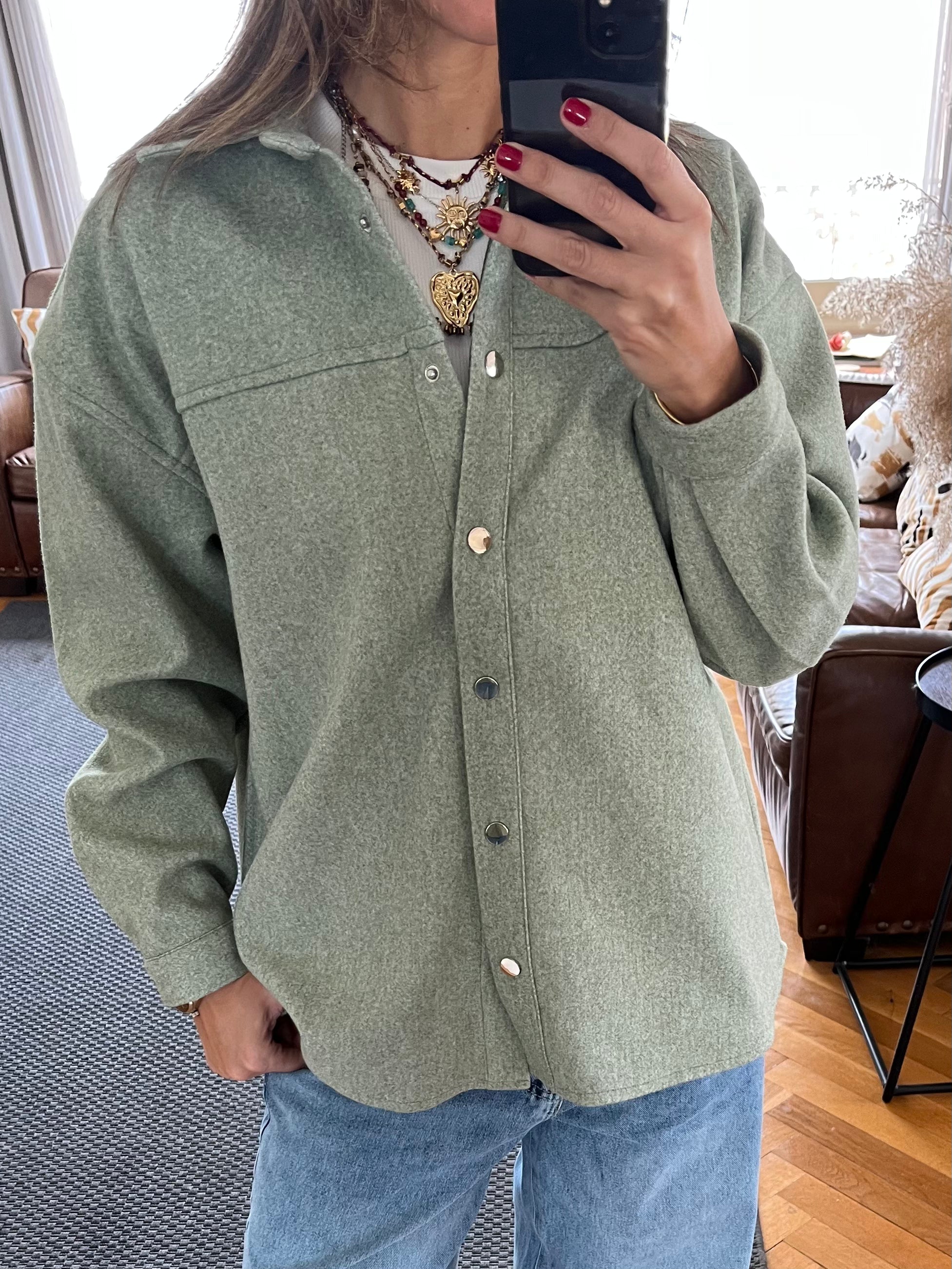 Mint All-Day Overshirt