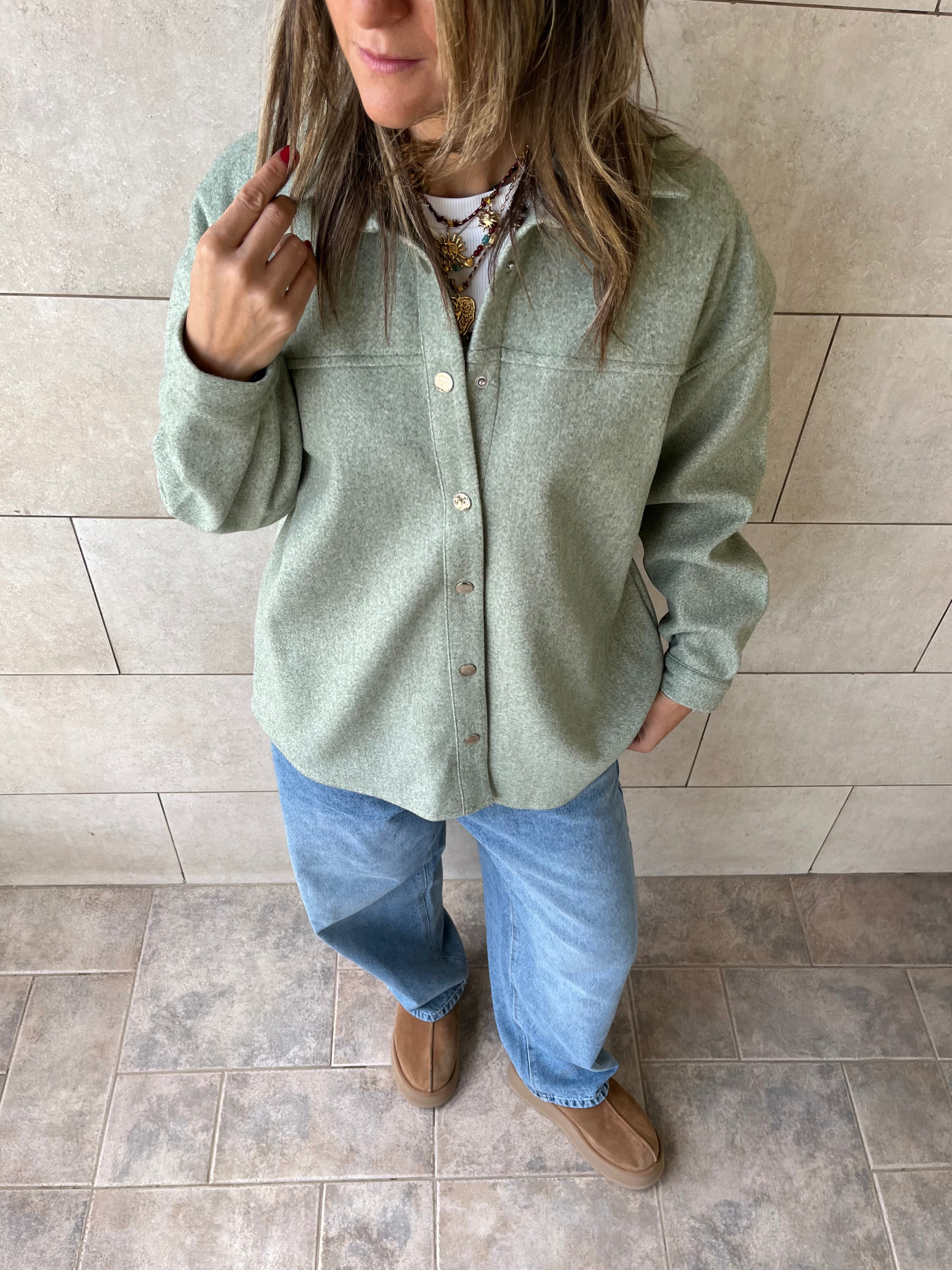 Mint All-Day Overshirt