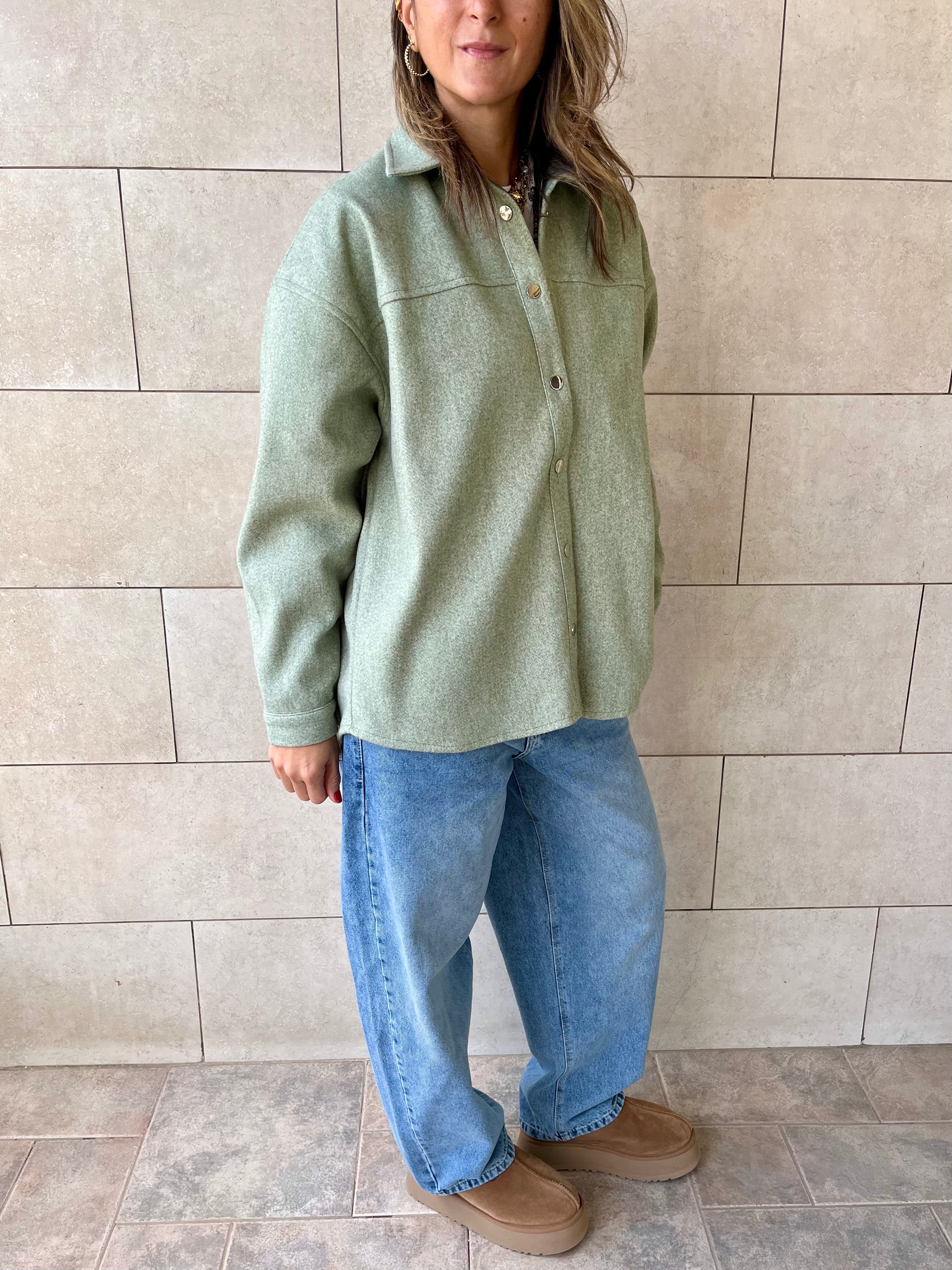 Mint All-Day Overshirt