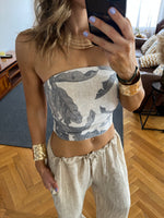 Botanical Linen Top