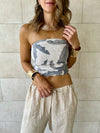 Botanical Linen Top
