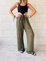 Olive Only Beach Pants