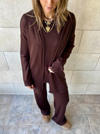 Brown 3 Pieces Everyday Lounge Set
