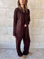 Brown 3 Pieces Everyday Lounge Set