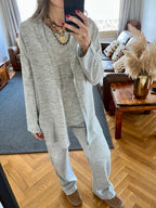 Grey 3 Pieces Everyday Lounge Set