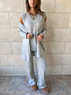 Grey 3 Pieces Everyday Lounge Set