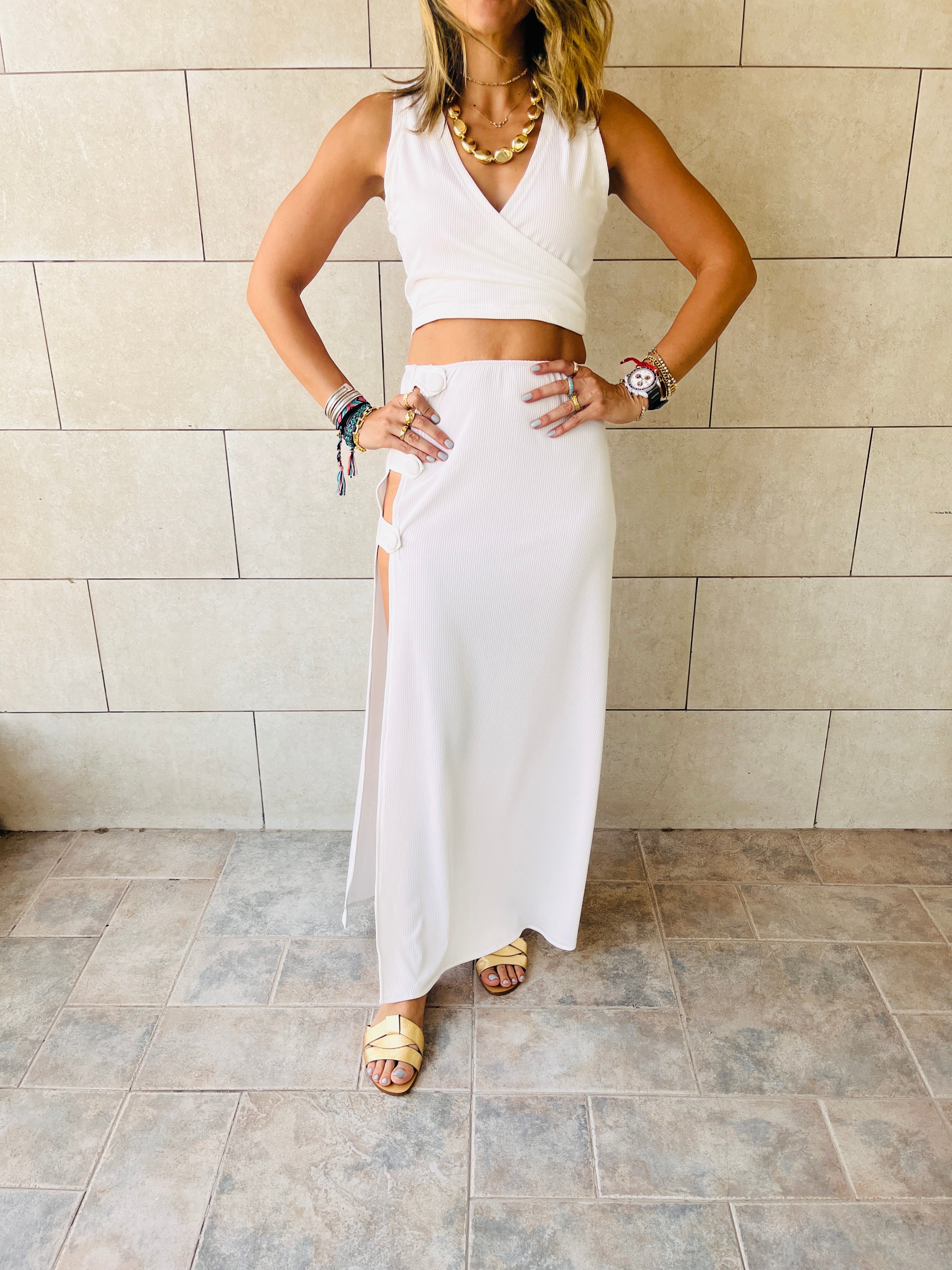 White she's Celebrating set