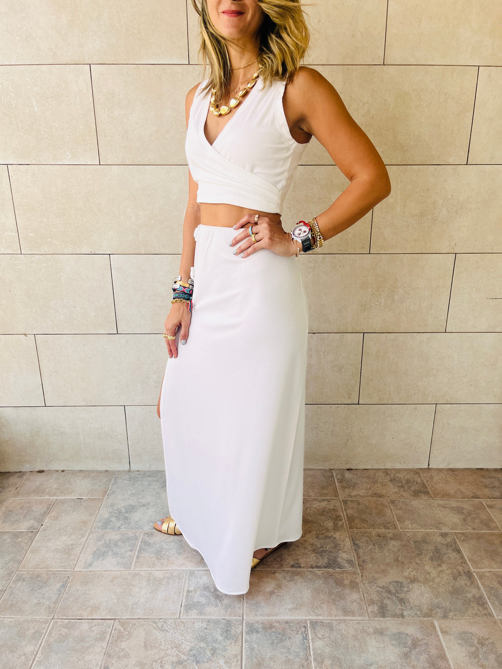 White she's Celebrating set