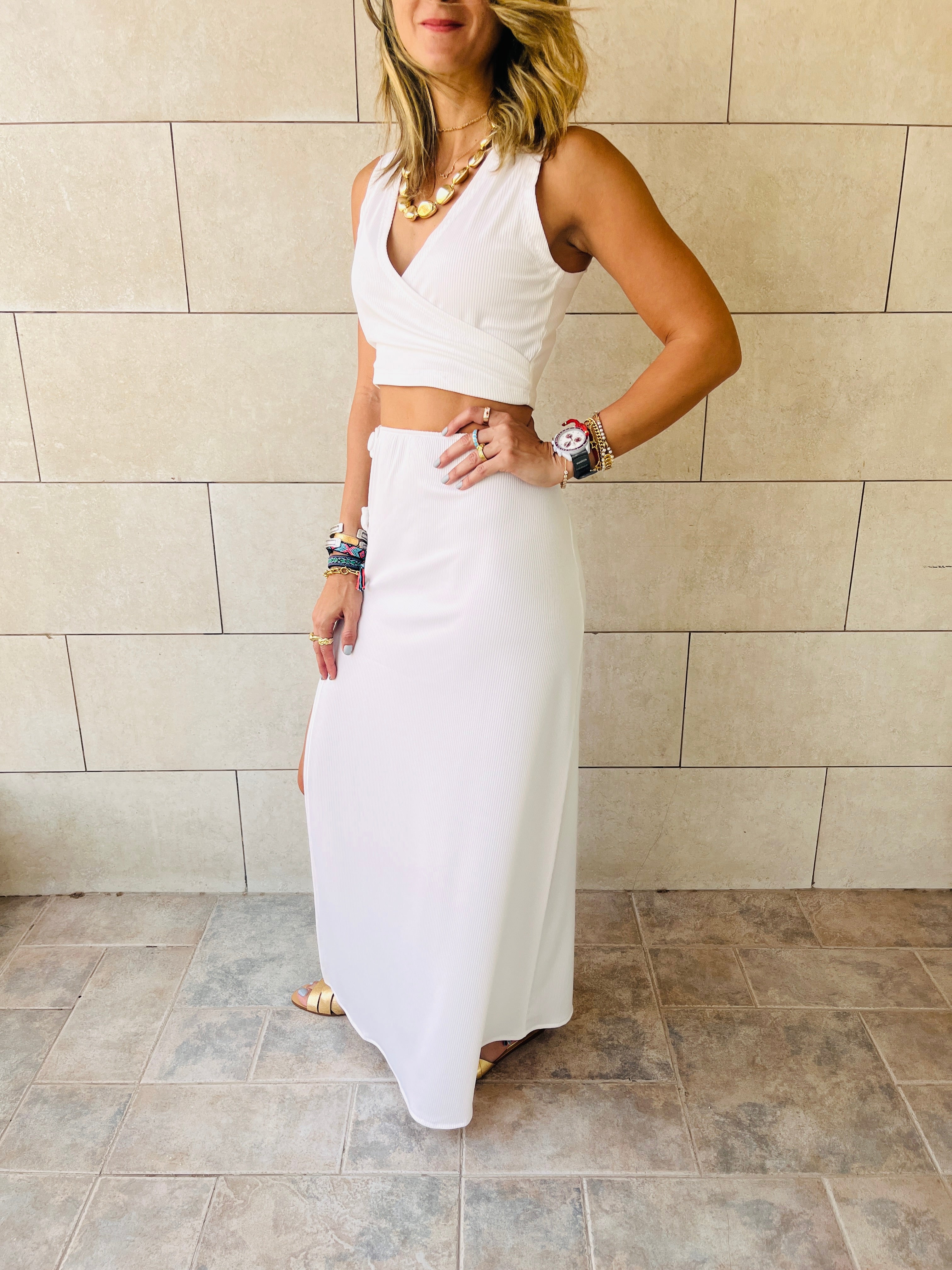 White she's Celebrating set