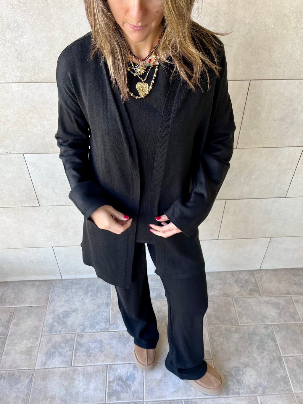 Black Everyday Lounge Set