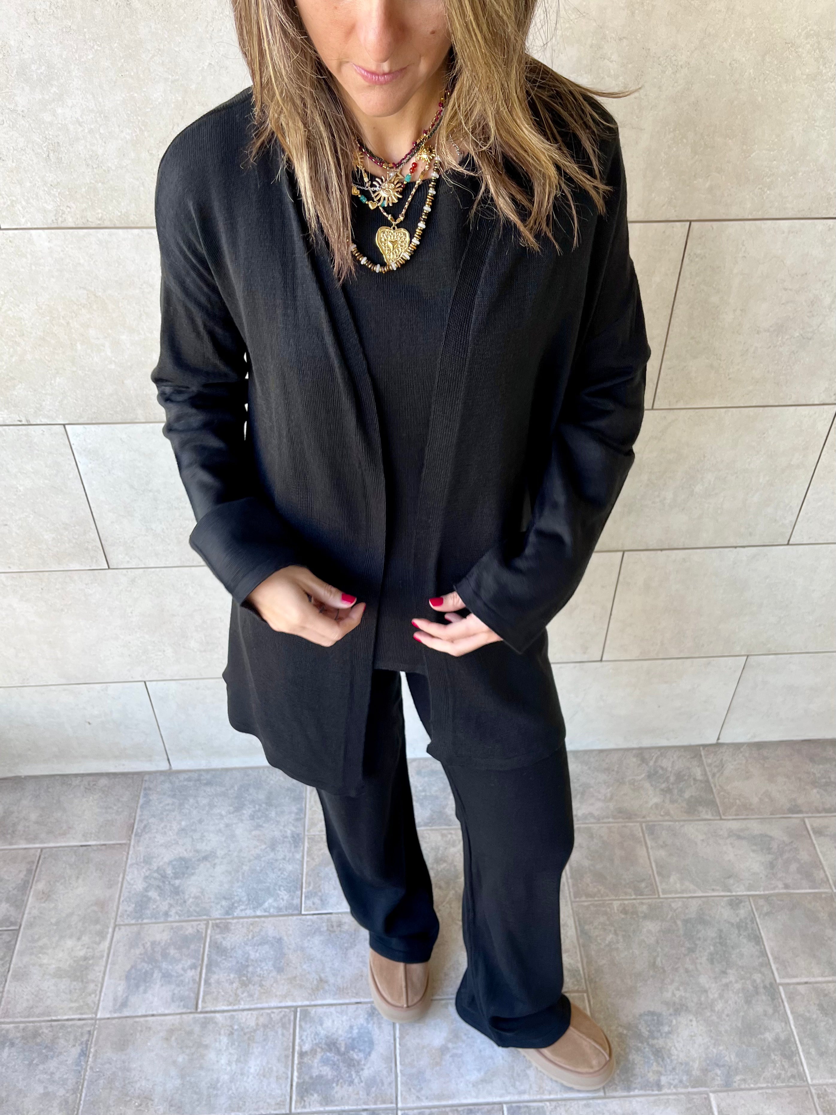 Black Everyday Lounge Set