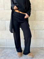 Black 3 Pieces Everyday Lounge Set