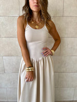 Beige Serene Grace Dress