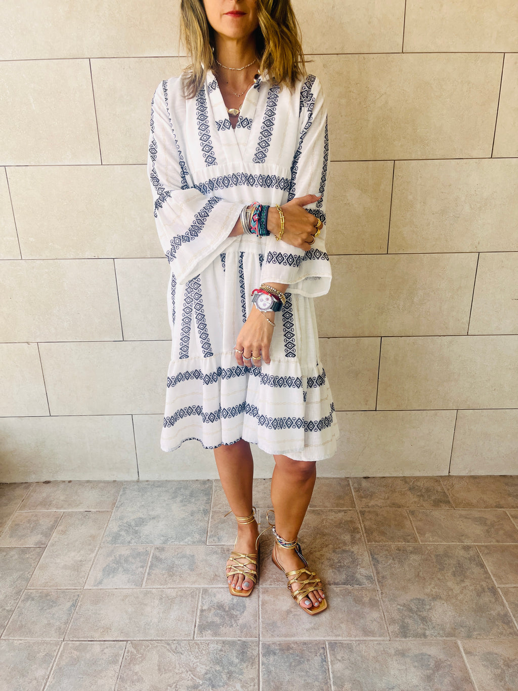 Black Pool Day Mini Dress