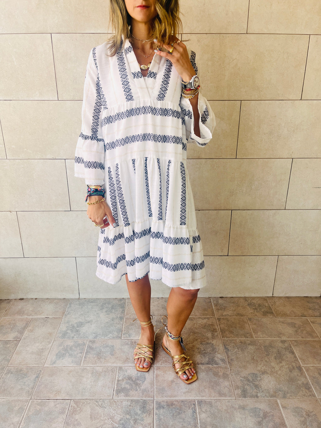 Black Pool Day Mini Dress