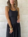 Black Serene Grace Dress