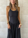 Black Serene Grace Dress