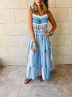 Blues Away Strapped Dress