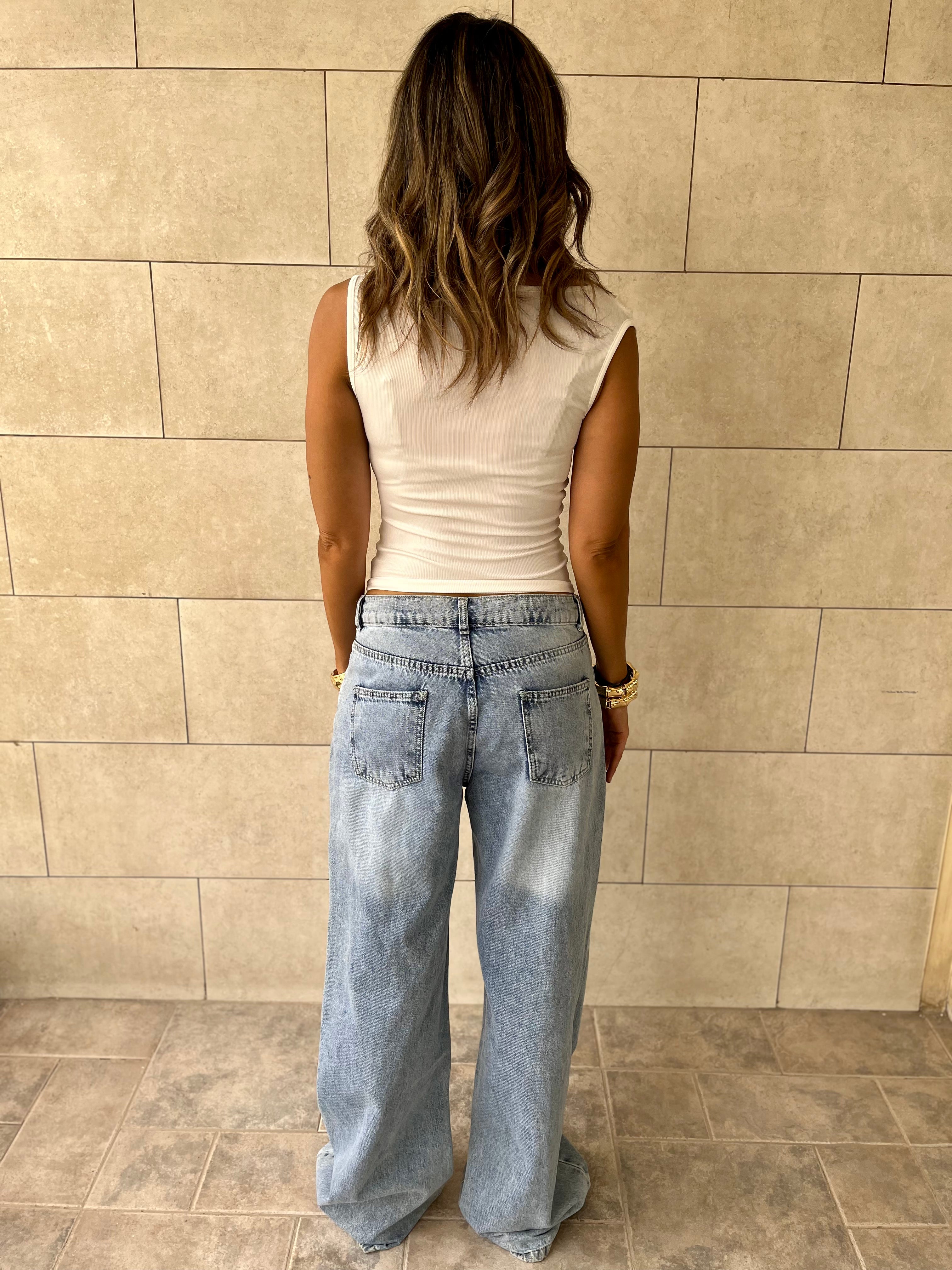 White 130 One Shoulder Sleeveless Top