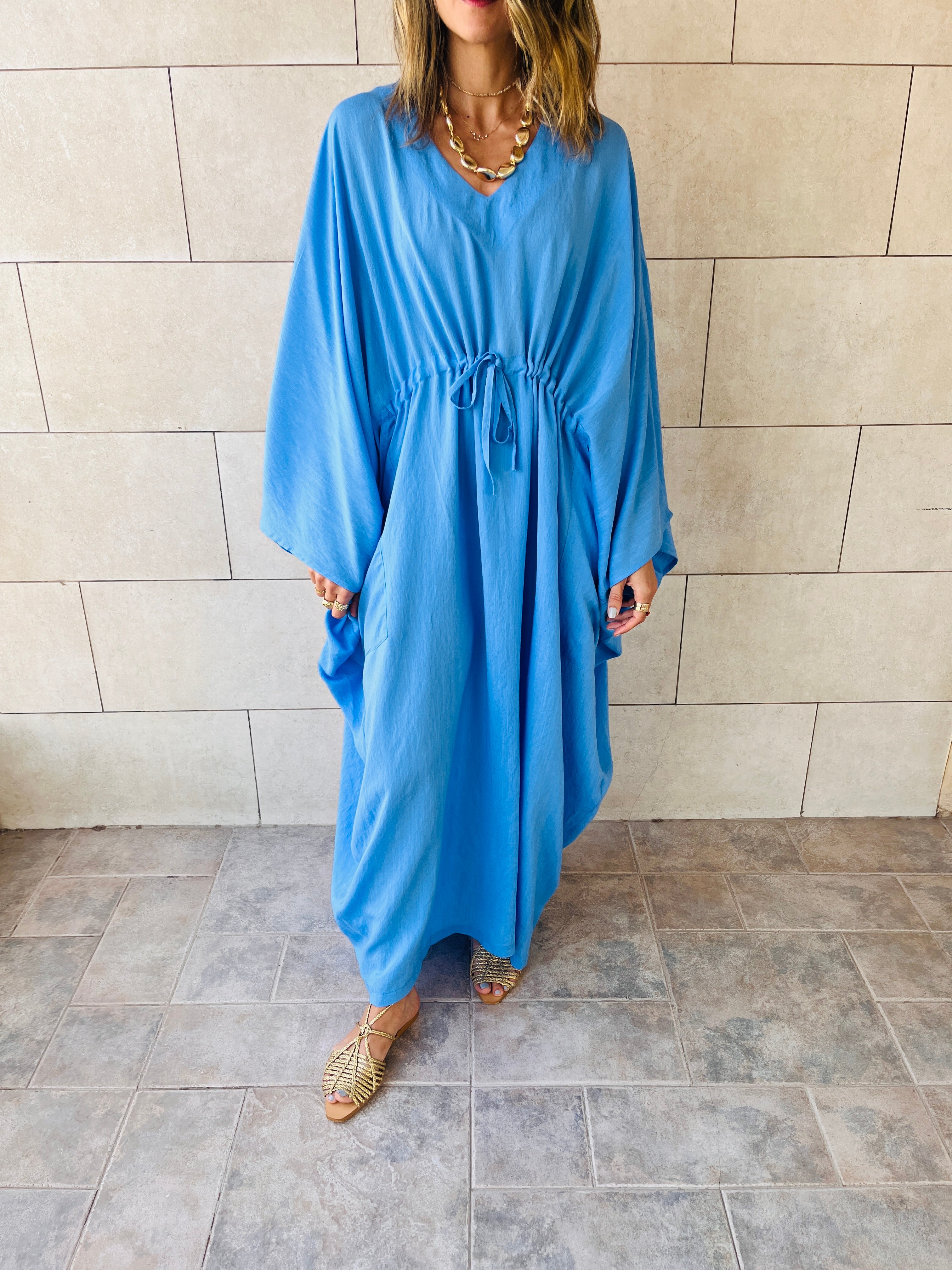 The Blue Nubian Kaftan
